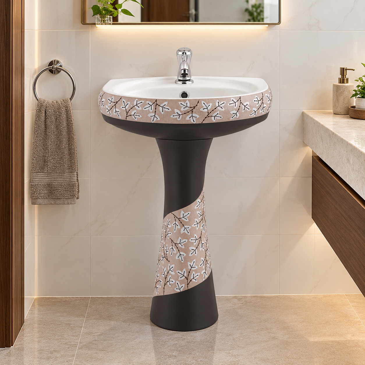 Sonet RP-1065, washbasin with pedestal